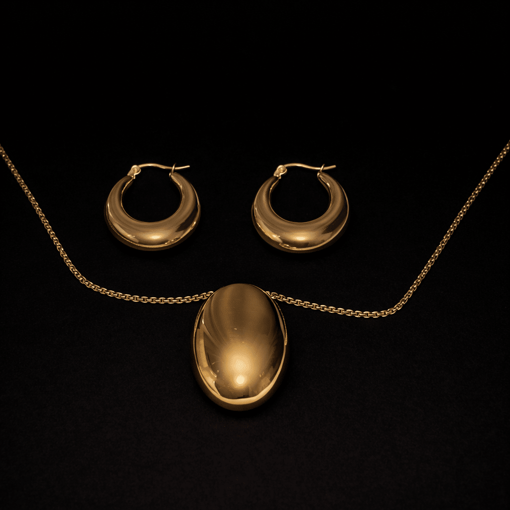 sofielegance-Set-bijuterii-placate-cu-aur-Luna Set bijuterii placate cu aur Luna - imagine 1